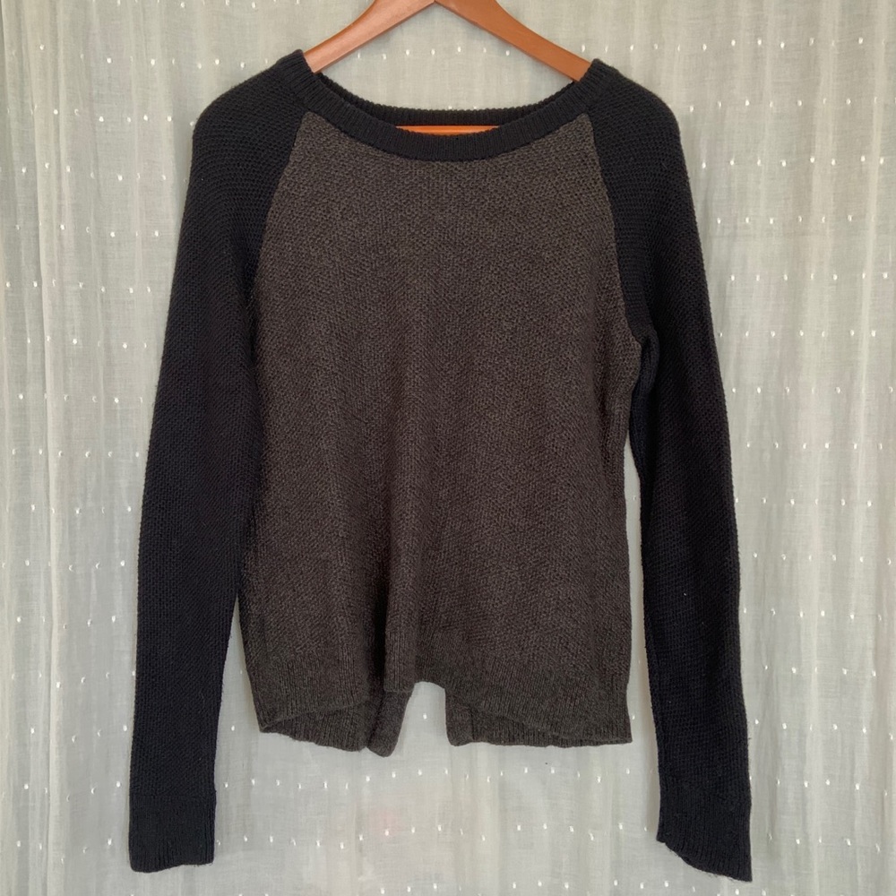 Madewell Cross-back Colorblock Sweater